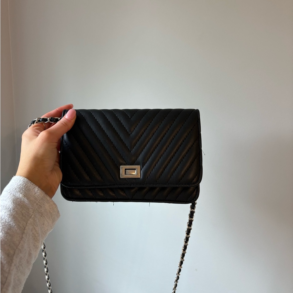 Black crossbody bag